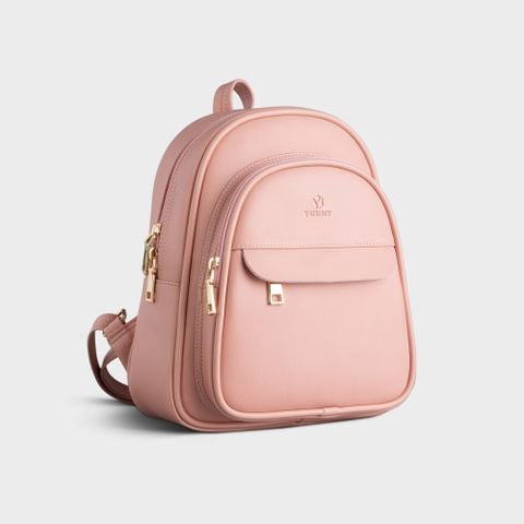  Balo Yuumy ( Thời trang nữ cỡ trung - Balo da Seasand YBA51HP ) Hồng phấn 