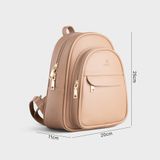  Balo Yuumy ( Thời trang nữ cỡ trung - Balo da Seasand YBA51KT ) Kem tây 