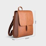  Balo Yuumy ( Thời trang nữ cỡ trung - Balo da Seasand YBA71B ) Màu bò 