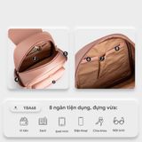  Balo Yuumy ( Thời trang nữ cỡ trung - Balo da Seasand YBA68D ) Màu đen 