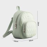 Balo Yuumy ( Thời trang nữ cỡ nhỏ - Balo da Seasand YBA82XN ) màu xanh ngọc 