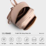  Balo Yuumy ( Thời trang nữ cỡ nhỏ - Balo da Seasand YBA82HA ) màu hồng dâu 