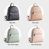 Balo Yuumy ( Thời trang nữ cỡ trung - Balo da Seasand YBA84K ) màu kem 