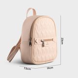  Balo Yuumy ( Thời trang nữ - Balo da Seasand YBA89HA ) màu hồng dâu 