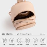  Balo Yuumy ( Thời trang nữ cỡ trung - Balo da Seasand YBA92XN ) màu xanh ngọc 