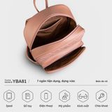  Balo Yuumy ( Thời trang nữ cỡ trung - Balo da Seasand YBA81HD ) màu hồng đất 