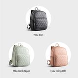  Balo Yuumy ( Thời trang nữ cỡ trung - Balo da Seasand YBA81HD ) màu hồng đất 