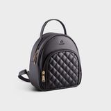  Balo Yuumy ( Thời trang nữ cỡ trung - Balo da  Seasand YBA64D ) Màu đen 