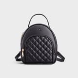  Balo Yuumy ( Thời trang nữ cỡ trung - Balo da  Seasand YBA64D ) Màu đen 