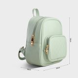  Balo Yuumy ( Thời trang nữ cỡ trung chần chỉ - Balo da Seasand  YBA35XN )Xanh ngọc 