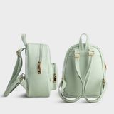  Balo Yuumy ( Thời trang nữ cỡ trung chần chỉ - Balo da Seasand  YBA35XN )Xanh ngọc 