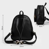  Balo Yuumy ( Thời trang nữ cỡ trung - Balo da YBA4D ) màu đen 