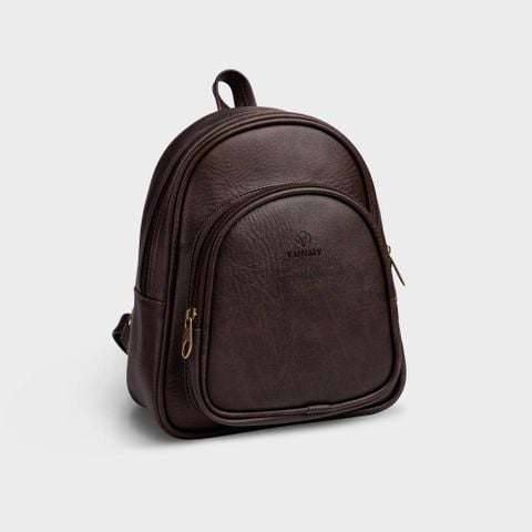  Balo Yuumy ( Thời trang nữ cỡ trung - Balo da YBA4N ) màu nâu 