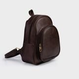  Balo Yuumy ( Thời trang nữ cỡ trung - Balo da YBA4N ) màu nâu 