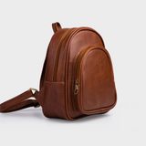  Balo Yuumy ( Thời trang nữ cỡ trung - Balo da YBA4BD ) màu bò đậm 