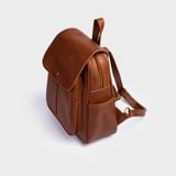  Balo Yuumy ( Thời trang nữ basic đựng vừa A4 - Balo da Liberal YBA5BD ) màu bò đậm 