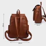  Balo Yuumy ( Thời trang nữ basic đựng vừa A4 - Balo da Liberal YBA5BD ) màu bò đậm 