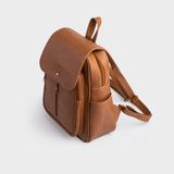  Balo Yuumy ( Thời trang nữ basic đựng vừa A4 - Balo da Liberal YBA5BN ) màu bò nhạt 