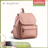  Balo Yuumy ( Thời trang nữ cỡ trung - Balo da Seasand YBA68HD ) Màu hồng đất 
