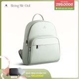  Balo Yuumy ( Thời trang nữ cỡ trung - Balo da Seasand YBA86XN ) màu xanh ngọc 