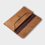  Ví Yuumy (  Thời trang nữ dáng dài - Ví da Seasand YV28BN ) màu bò nhạt 