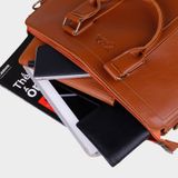  Cặp Công Sở Yuumy ( Thời trang nữ cỡ lớn - Cặp da CAYM01N ) màu nâu 