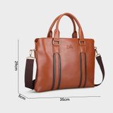  Cặp Công Sở Yuumy ( Thời trang nữ cỡ lớn - Cặp da CAYM09B ) màu bò 