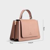  Túi Yuumy ( Thời trang nữ size 20 - Túi đeo chéo da Seasand YN128HD ) Màu hồng đất 