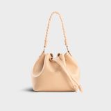  Túi Yuumy ( Thời trang nữ size 21 - Túi đeo chéo da Seasand YN265K ) - Kem 