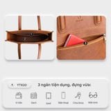  Túi Yuumy ( Thời trang nữ công sở - Túi xách da  YTX20D ) màu đen 