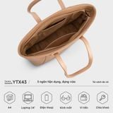  Túi xách nữ Yuumy ( Quai cầm phối màu Seasand YTX43D ) Màu đen 