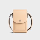  Túi Yuumy ( Thời trang nữ mini đựng điện thoại - Túi đeo chéo da Seasand YN239K ) - Kem 