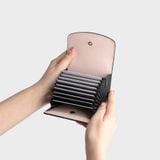  Ví Yuumy ( Thời trang nữ mini - Ví da Seasand YV108HA ) - Hồng dâu 