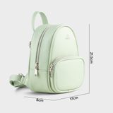  Balo Yuumy ( Thời trang nữ phong cách dễ thương - Balo da Seasand YBA105XN ) - Xanh ngọc 