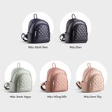  Balo Yuumy ( Thời trang nữ cỡ trung - Balo da YBA65K ) Màu kem 