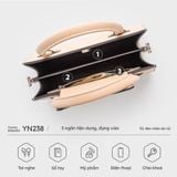  Túi Yuumy ( Thời trang nữ phối quai xách - Túi đeo chéo da Seasand YN238XA ) - Xanh nhạt 