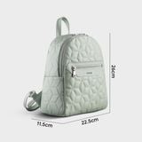  Balo Yuumy ( Thời trang nữ cỡ trung - Balo da Seasand YBA84XN ) màu xanh ngọc 