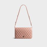  Túi Yuumy ( Thời trang nữ size 20 - Túi đeo chéo da Seasand YN163HD ) Màu hồng đất 
