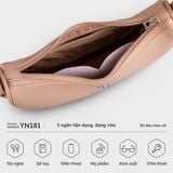  Túi Yuumy ( Thời trang nữ size 24 - Túi đeo chéo da Seasand  YN181XN ) màu xanh ngọc 