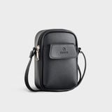  Túi đeo chéo da nữ đựng điện thoại đa năng Yuumy Seasand YN203D màu đen 