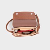  Túi Yuumy ( Thời trang nữ phối nắp gập size 21 - Túi đeo chéo da Bergen YN273D ) - Đen 