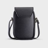  Túi Yuumy ( Thời trang nữ size 11- Túi đeo chéo da Seasand YN150D ) Màu đen 