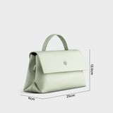 Túi Yuumy ( Thời trang nữ size 25 - Túi đeo chéo da Seasand YN206XN ) Màu xanh ngọc 