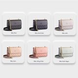  Túi đeo chéo nữ Yuumy ( Nắp gập viền trang trí  Seasand YN141X ) - Xanh đen 