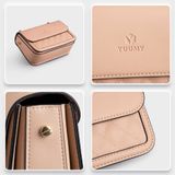  Túi đeo chéo nữ Yuumy ( Nắp gập viền trang trí  Seasand YN141X ) - Xanh đen 