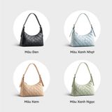  Túi Yuumy ( Thời trang nữ size 25 - Túi đeo vai da Seasand YN220D ) - Đen 