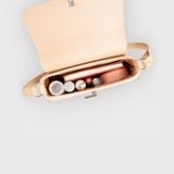  Túi Yuumy ( Thời trang nữ phối khóa kim loại size 24 - Túi đeo vai da Seasand YN263HA ) - Hồng dâu 