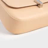  Túi Yuumy ( Thời trang nữ phối khóa kim loại size 24 - Túi đeo vai da Seasand YN263HA ) - Hồng dâu 