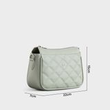  Túi Yuumy ( Thời trang nữ size 22 - Túi đeo chéo da Seasand YN201XN ) Màu xanh ngọc 