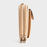  Túi Yuumy ( Thời trang nữ phối ngăn nắp gập mini - Túi đeo chéo da Seasand YN245XN ) - Xanh ngọc 